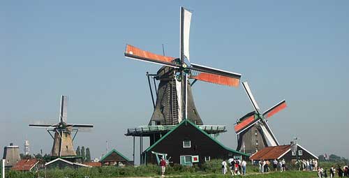 Windmühlen in Zaanse Schans