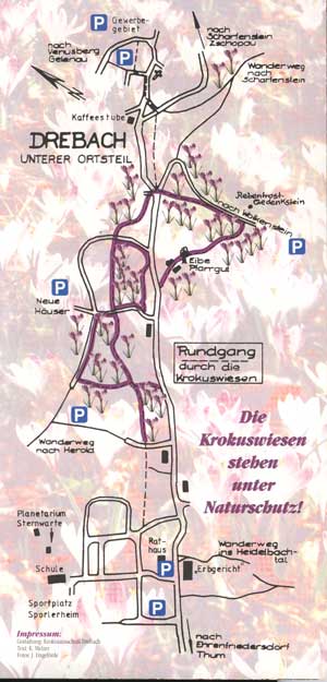 Karte vom Flyer, gibt es in Drebach an den Ständen